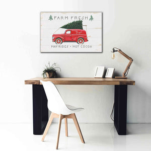 'Christmas Farm VI' by James Wiens, Canvas Wall Art,40 x 26
