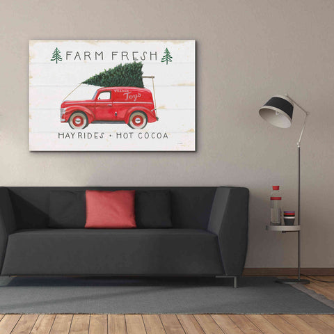 Image of 'Christmas Farm VI' by James Wiens, Canvas Wall Art,60 x 40
