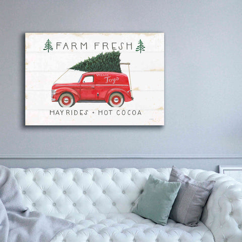Image of 'Christmas Farm VI' by James Wiens, Canvas Wall Art,60 x 40