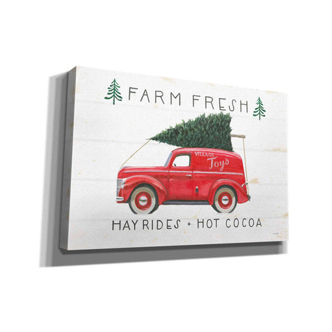 Image of 'Christmas Farm VI' by James Wiens, Canvas Wall Art,18x12x1.1x0,26x18x1.1x0,40x26x1.74x0,60x40x1.74x0