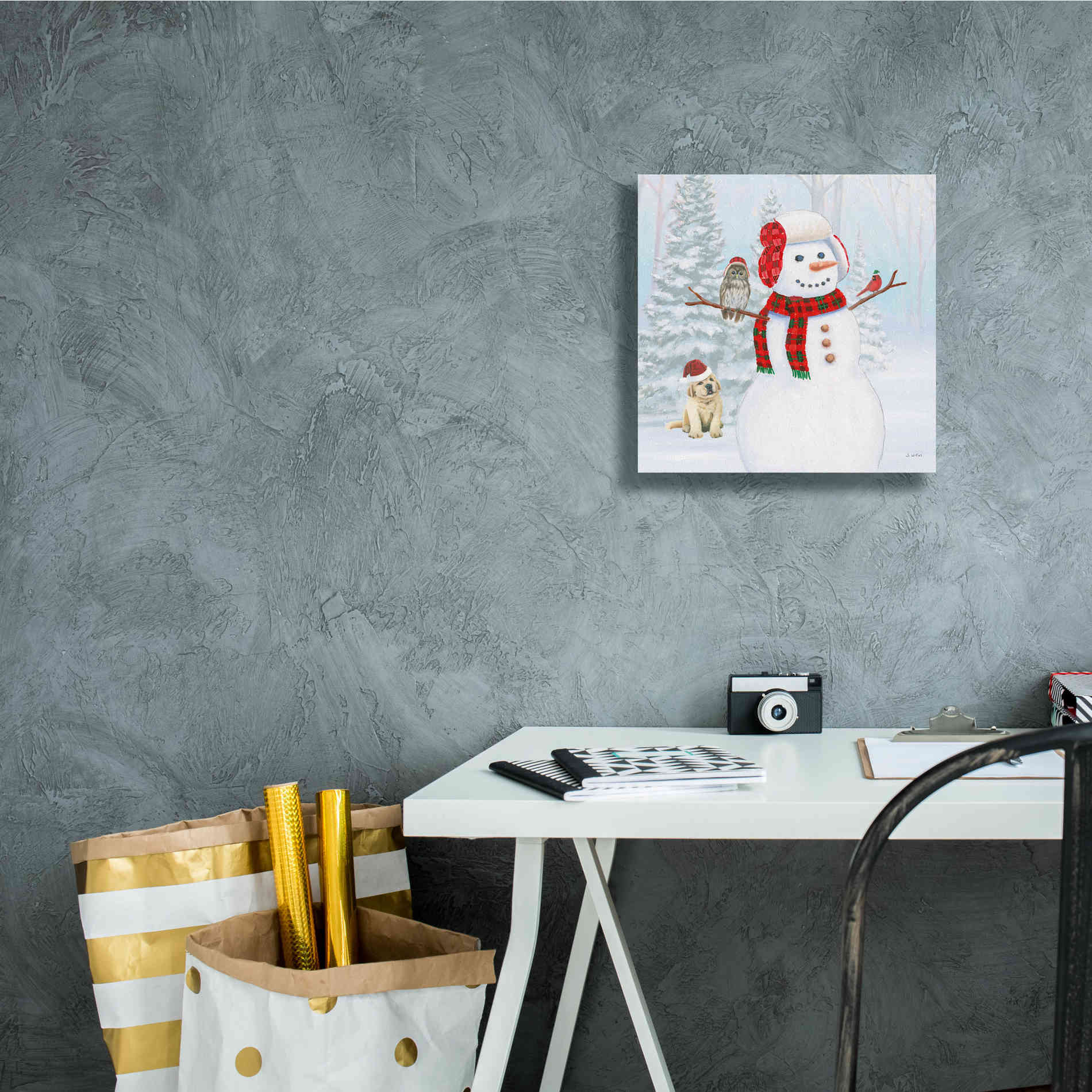'Dressed for Christmas II Crop' by James Wiens, Canvas Wall Art,12 x 12