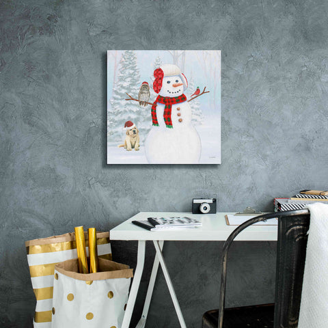 Image of 'Dressed for Christmas II Crop' by James Wiens, Canvas Wall Art,18 x 18