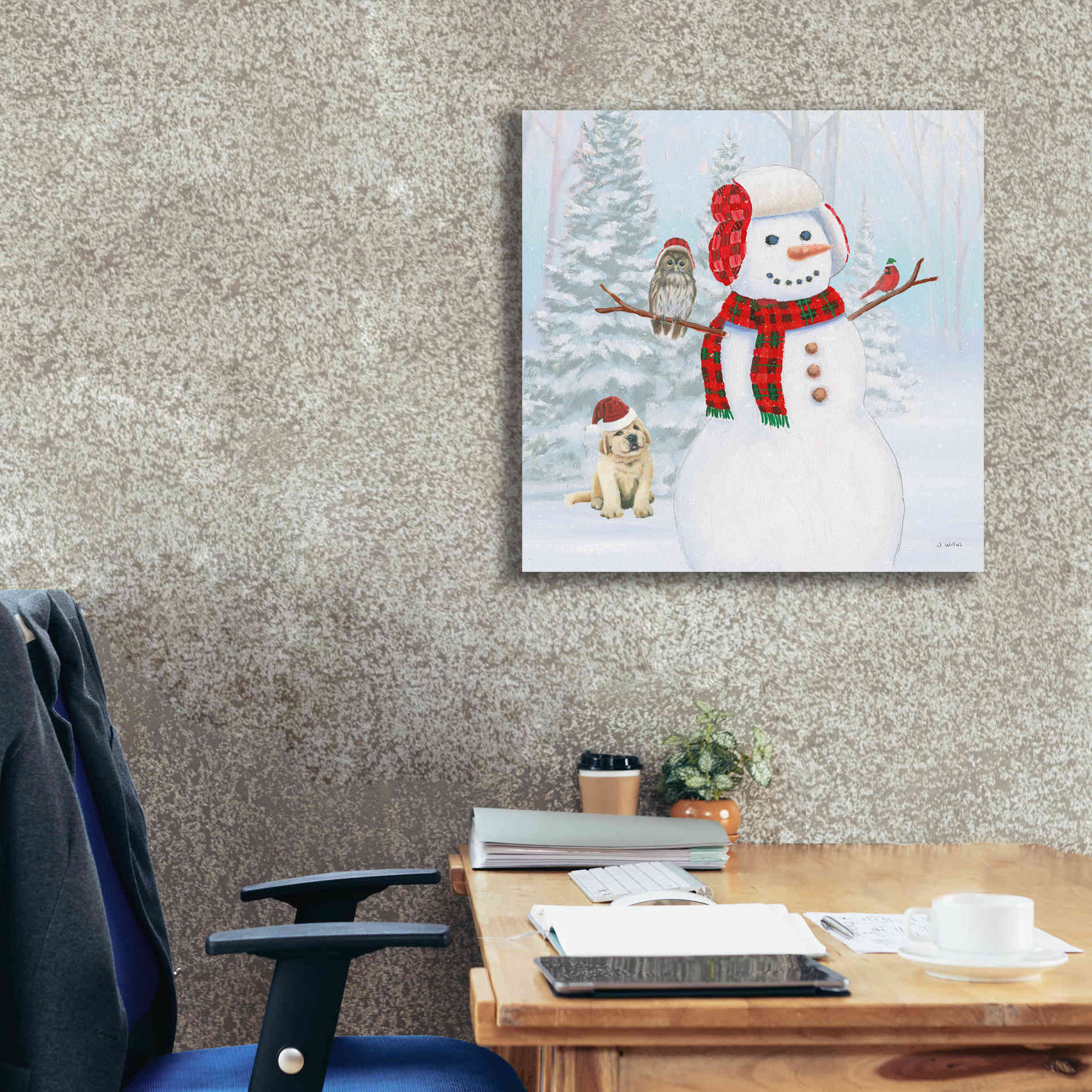 'Dressed for Christmas II Crop' by James Wiens, Canvas Wall Art,26 x 26