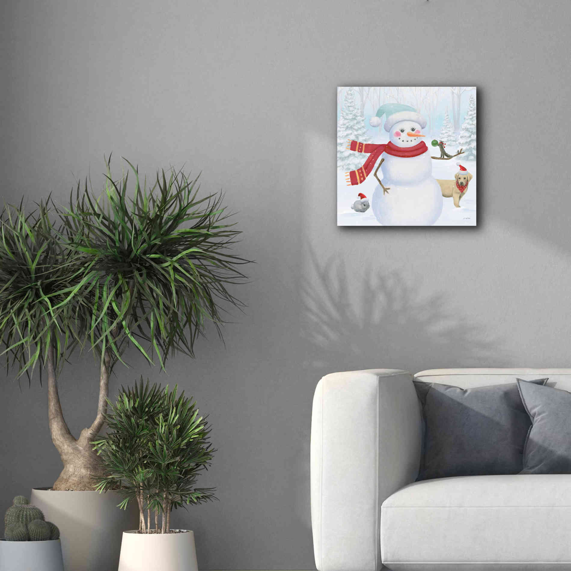 'Dressed for Christmas III Crop' by James Wiens, Canvas Wall Art,18 x 18