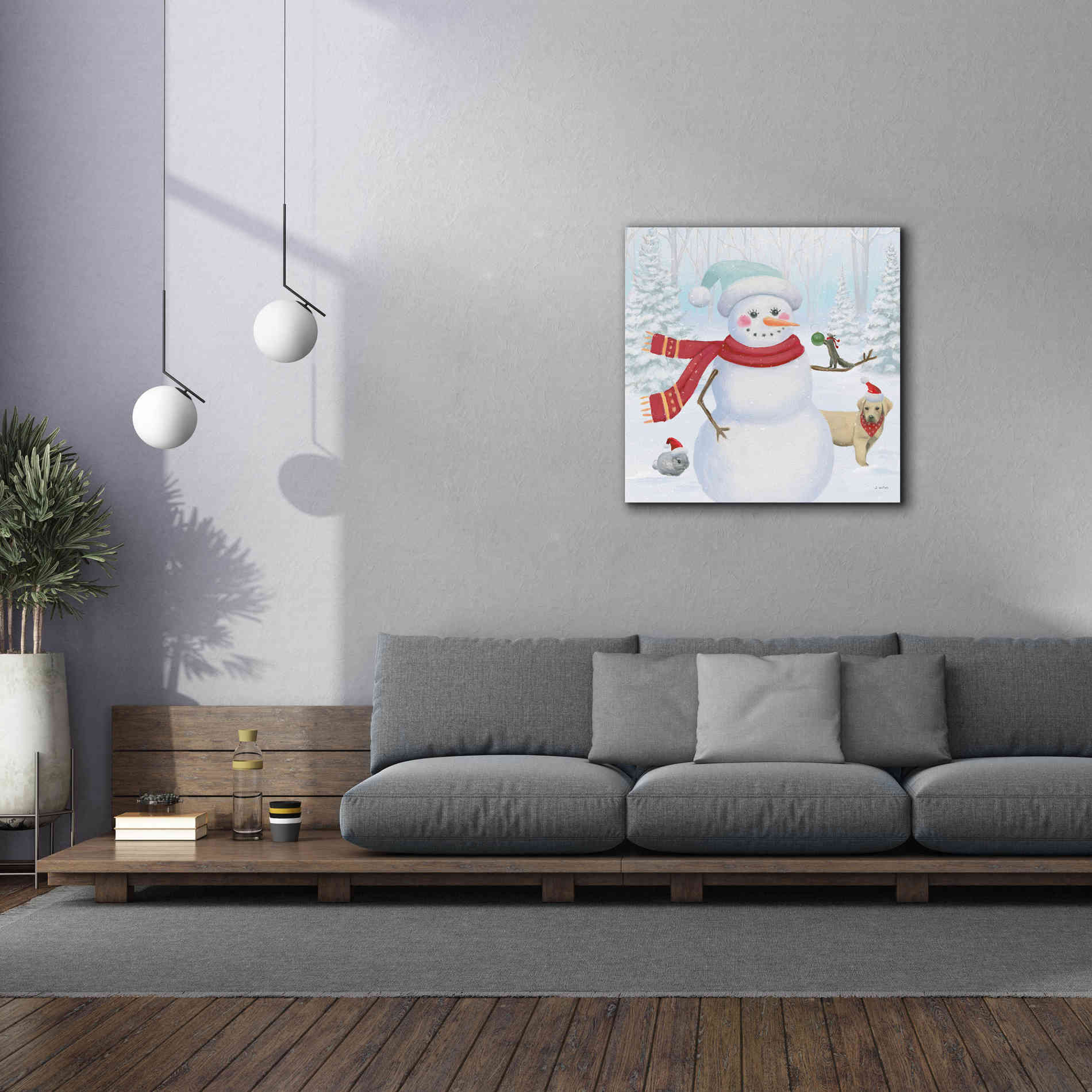 'Dressed for Christmas III Crop' by James Wiens, Canvas Wall Art,37 x 37