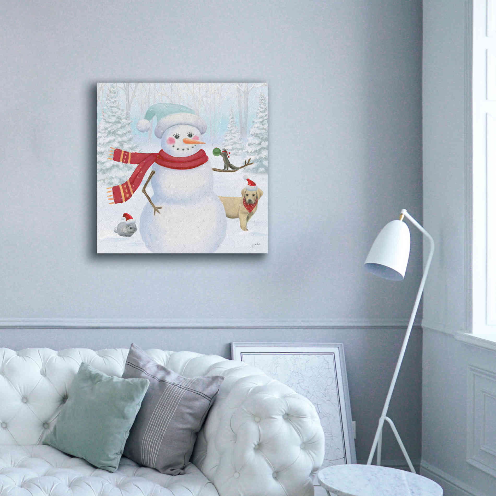 'Dressed for Christmas III Crop' by James Wiens, Canvas Wall Art,37 x 37