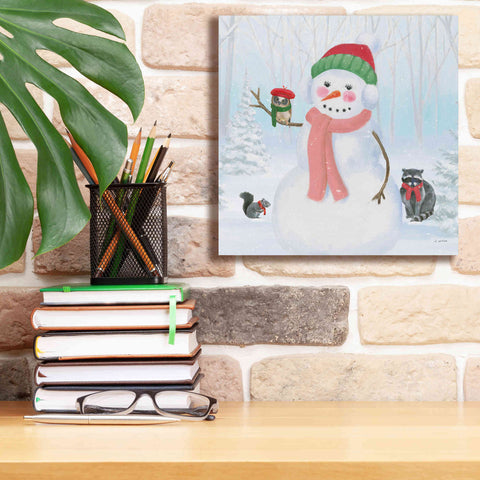 Image of 'Dressed for Christmas IV Crop' by James Wiens, Canvas Wall Art,12 x 12