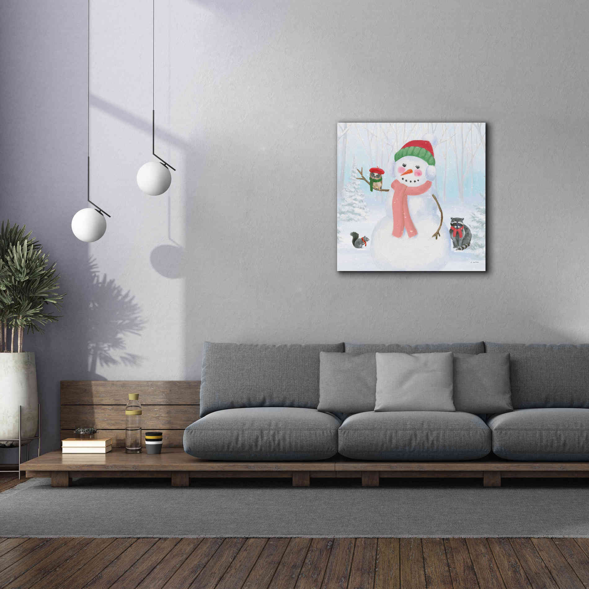 'Dressed for Christmas IV Crop' by James Wiens, Canvas Wall Art,37 x 37