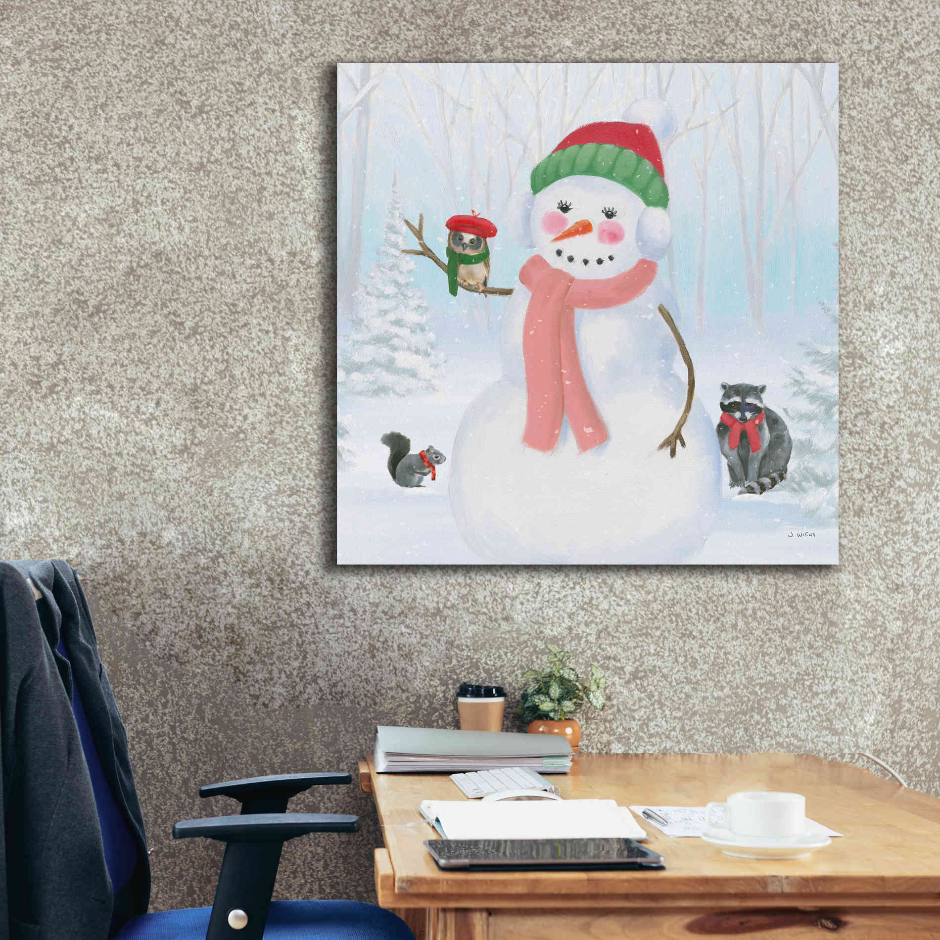 'Dressed for Christmas IV Crop' by James Wiens, Canvas Wall Art,37 x 37
