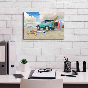'Beach Ride I' by James Wiens, Canvas Wall Art,18 x 12
