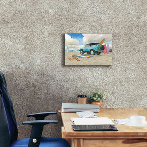 'Beach Ride I' by James Wiens, Canvas Wall Art,18 x 12