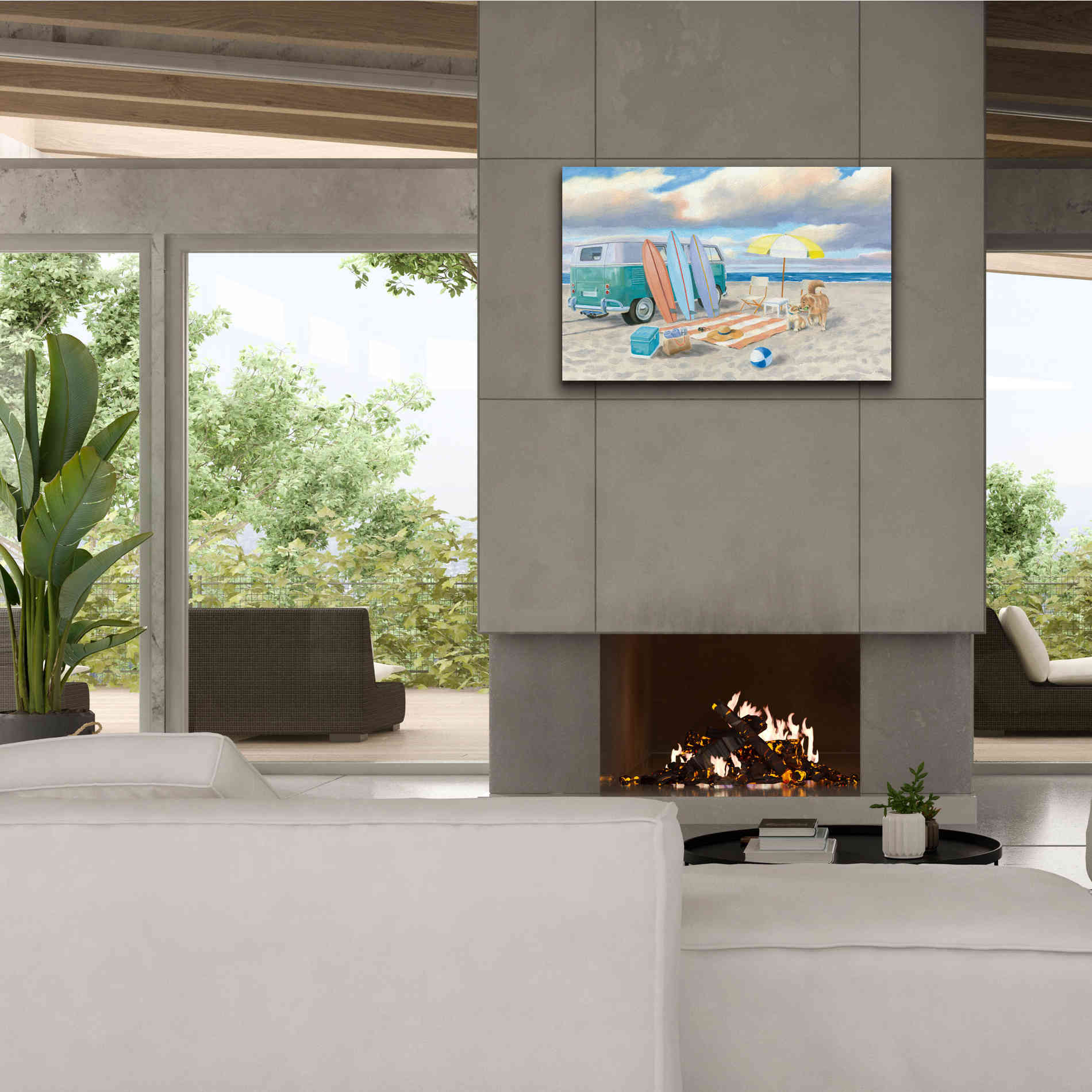 'Beach Ride II' by James Wiens, Canvas Wall Art,40 x 26