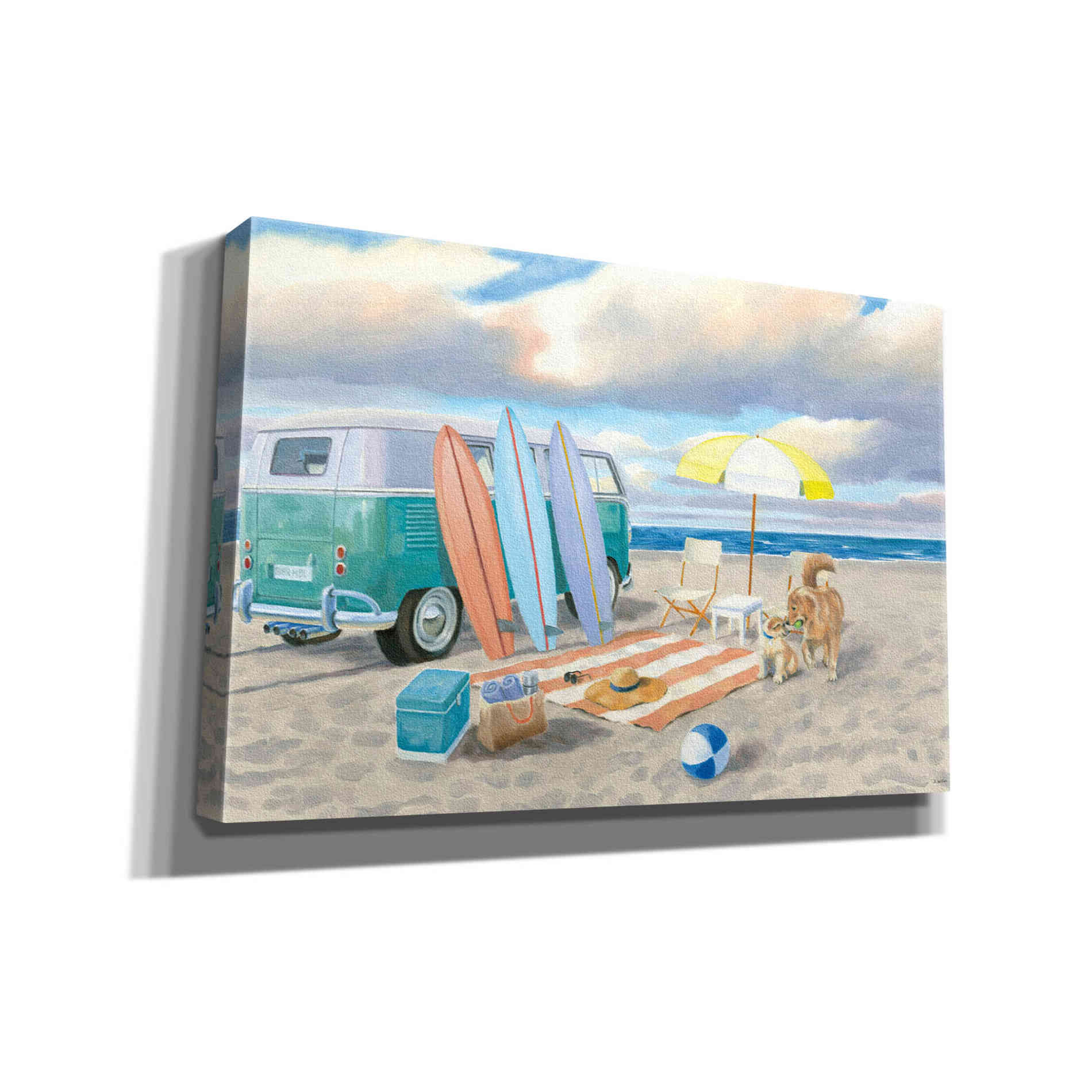 'Beach Ride II' by James Wiens, Canvas Wall Art,18x12x1.1x0,26x18x1.1x0,40x26x1.74x0,60x40x1.74x0