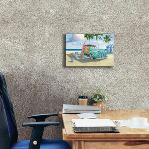 'Beach Ride III' by James Wiens, Canvas Wall Art,18 x 12