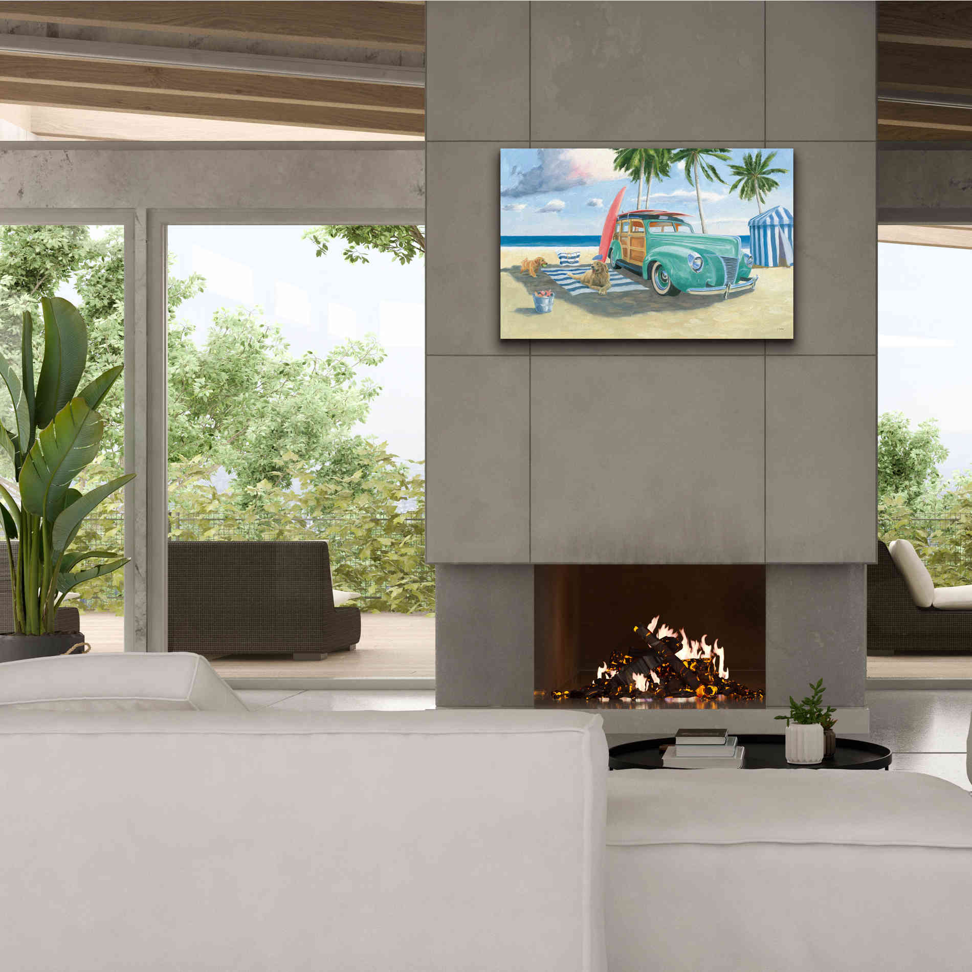 'Beach Ride III' by James Wiens, Canvas Wall Art,40 x 26