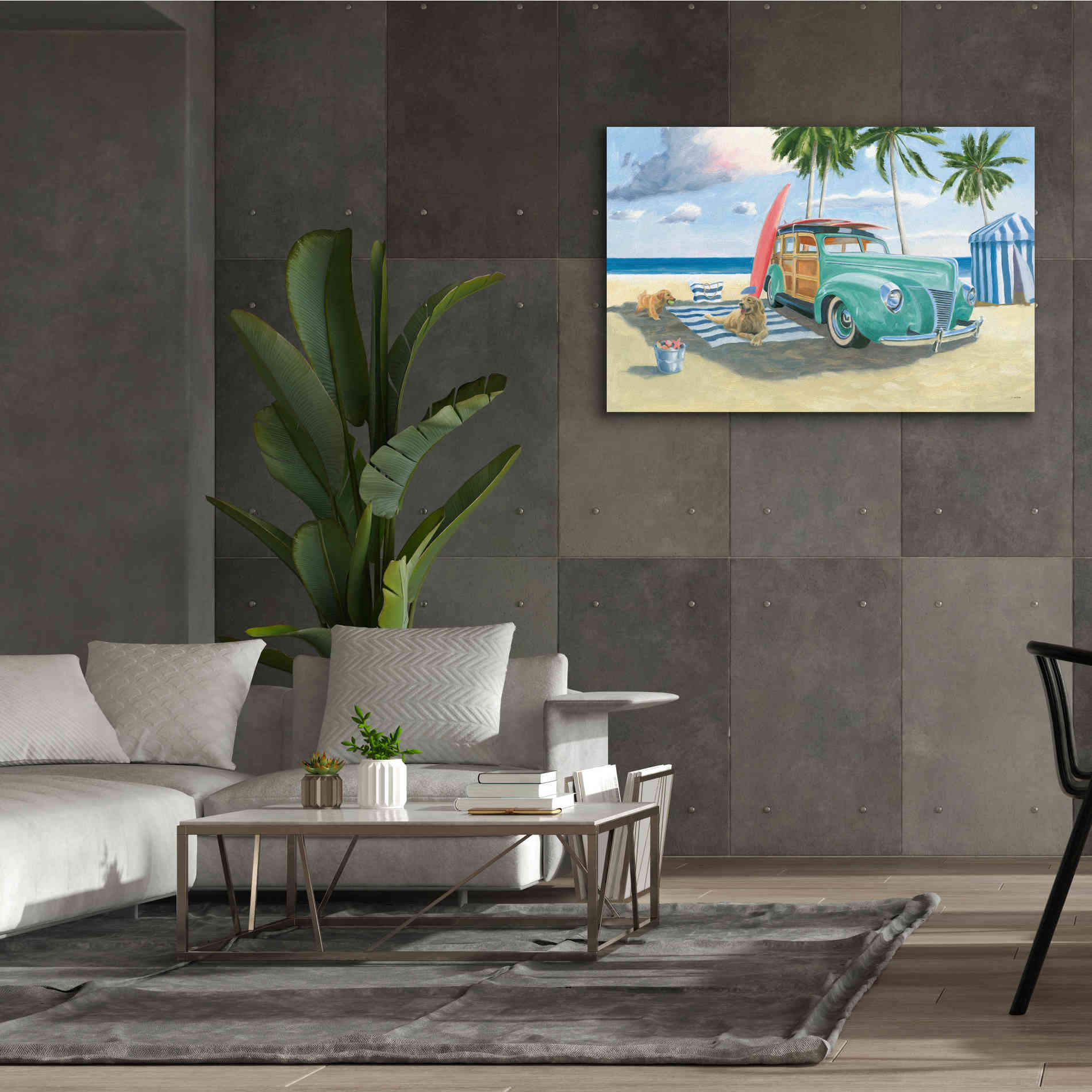 'Beach Ride III' by James Wiens, Canvas Wall Art,60 x 40