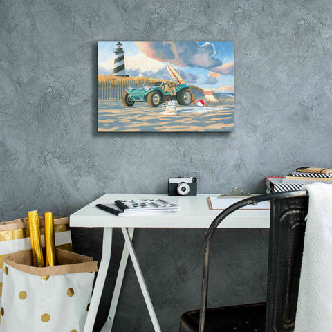 Image of 'Beach Ride IV' by James Wiens, Canvas Wall Art,18 x 12