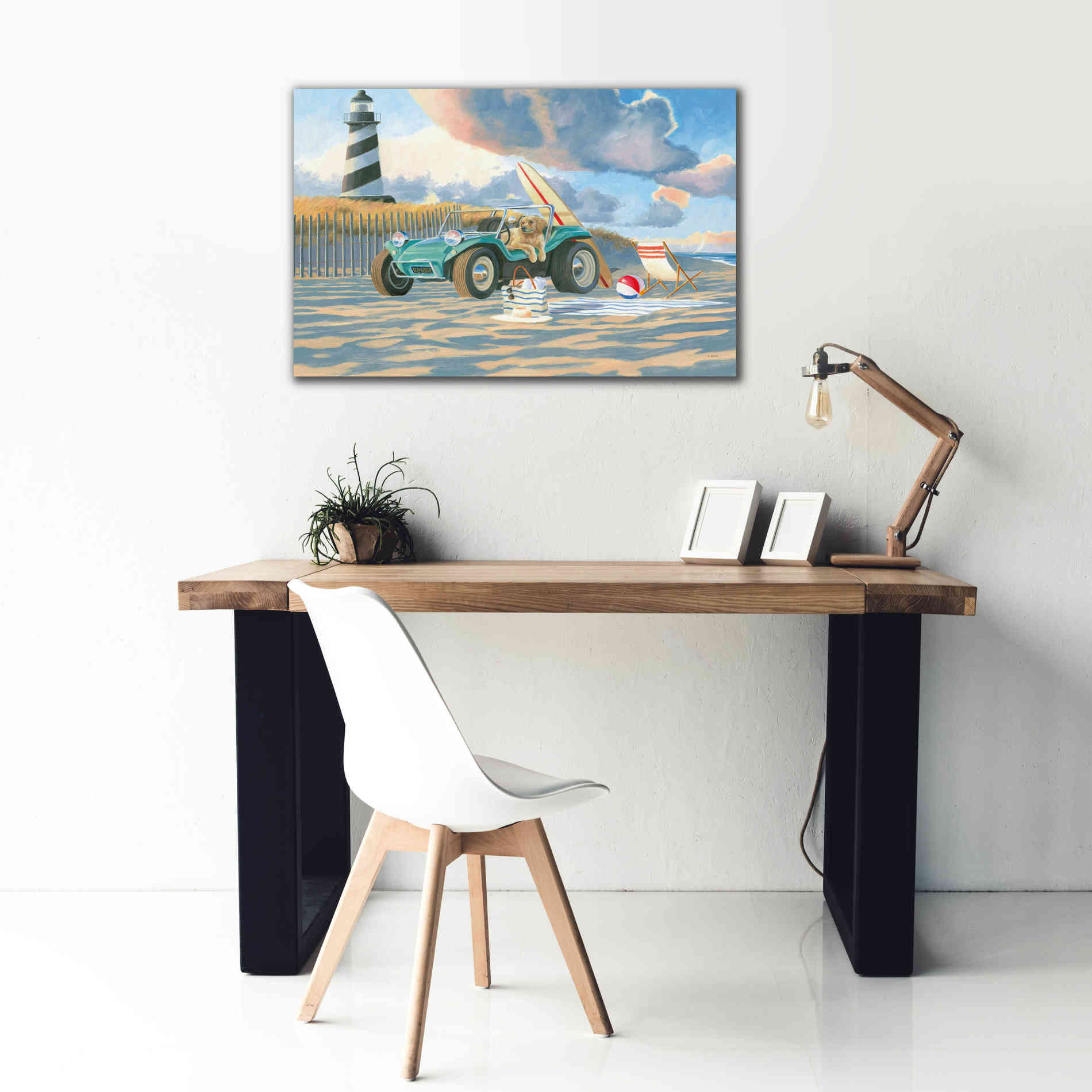 'Beach Ride IV' by James Wiens, Canvas Wall Art,40 x 26