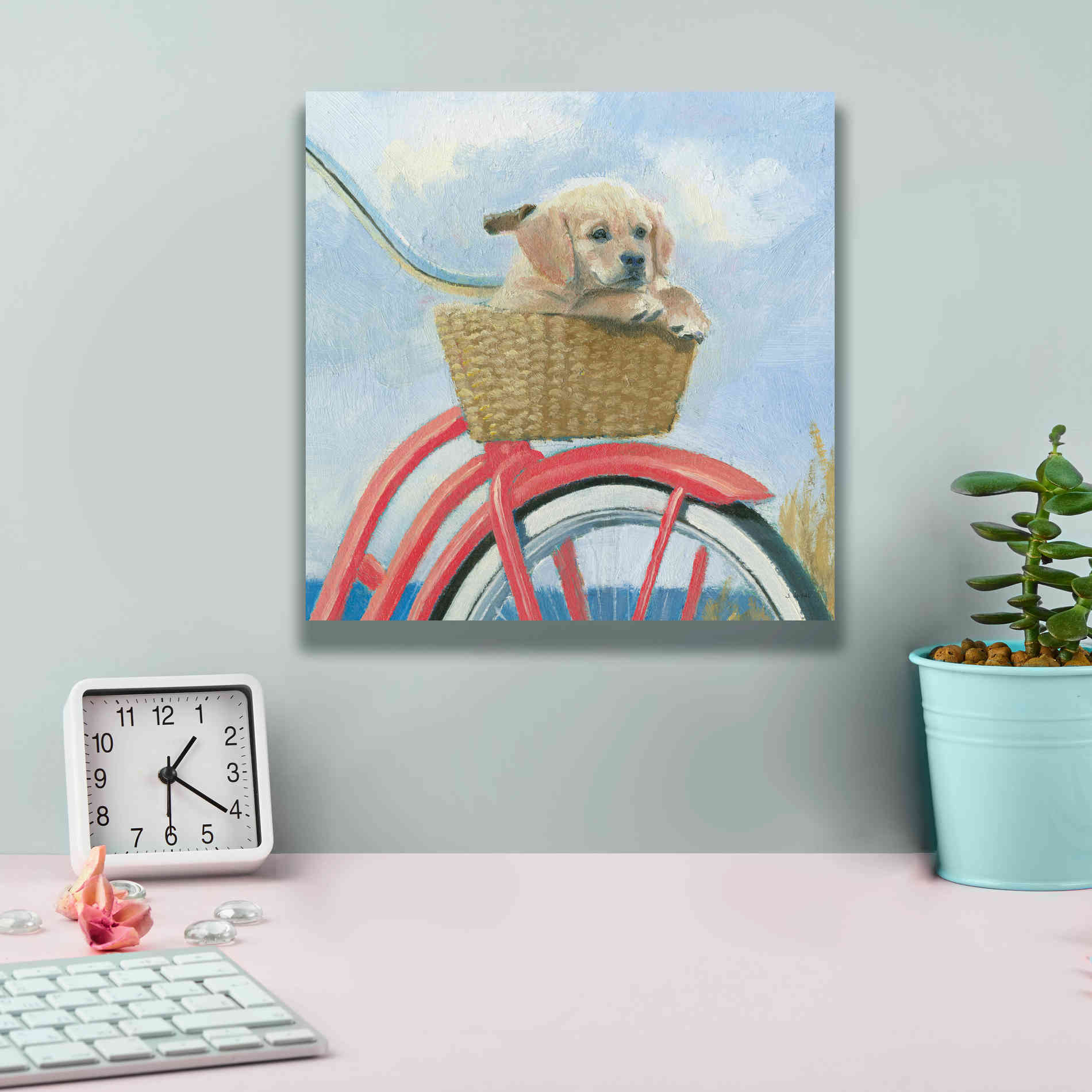 'Beach Ride V' by James Wiens, Canvas Wall Art,12 x 12