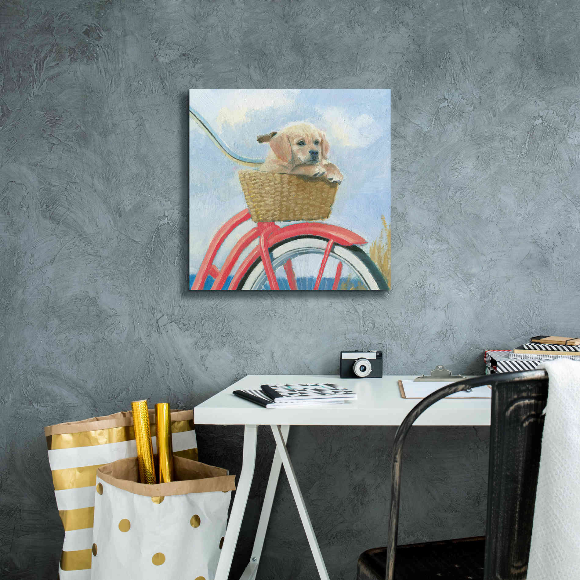 'Beach Ride V' by James Wiens, Canvas Wall Art,18 x 18