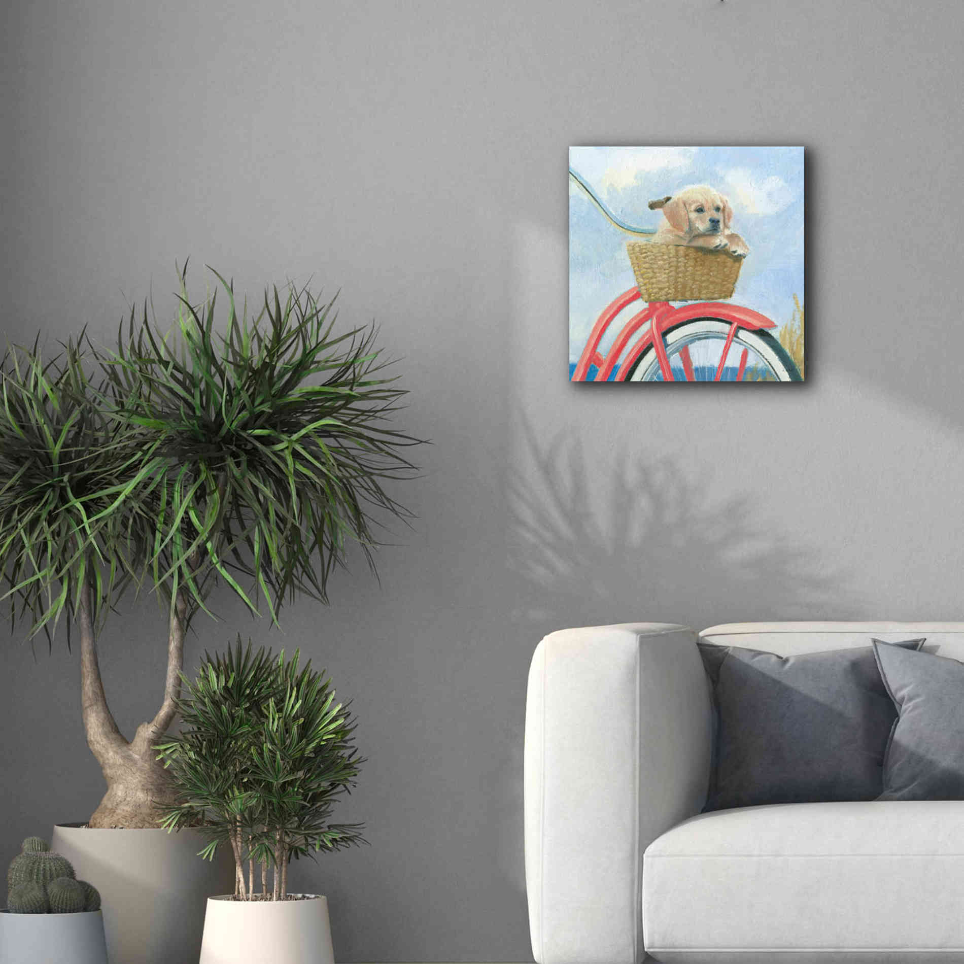 'Beach Ride V' by James Wiens, Canvas Wall Art,18 x 18