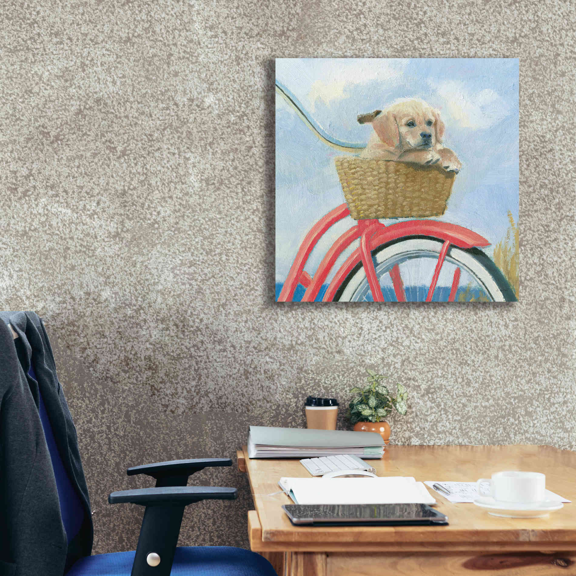 'Beach Ride V' by James Wiens, Canvas Wall Art,26 x 26