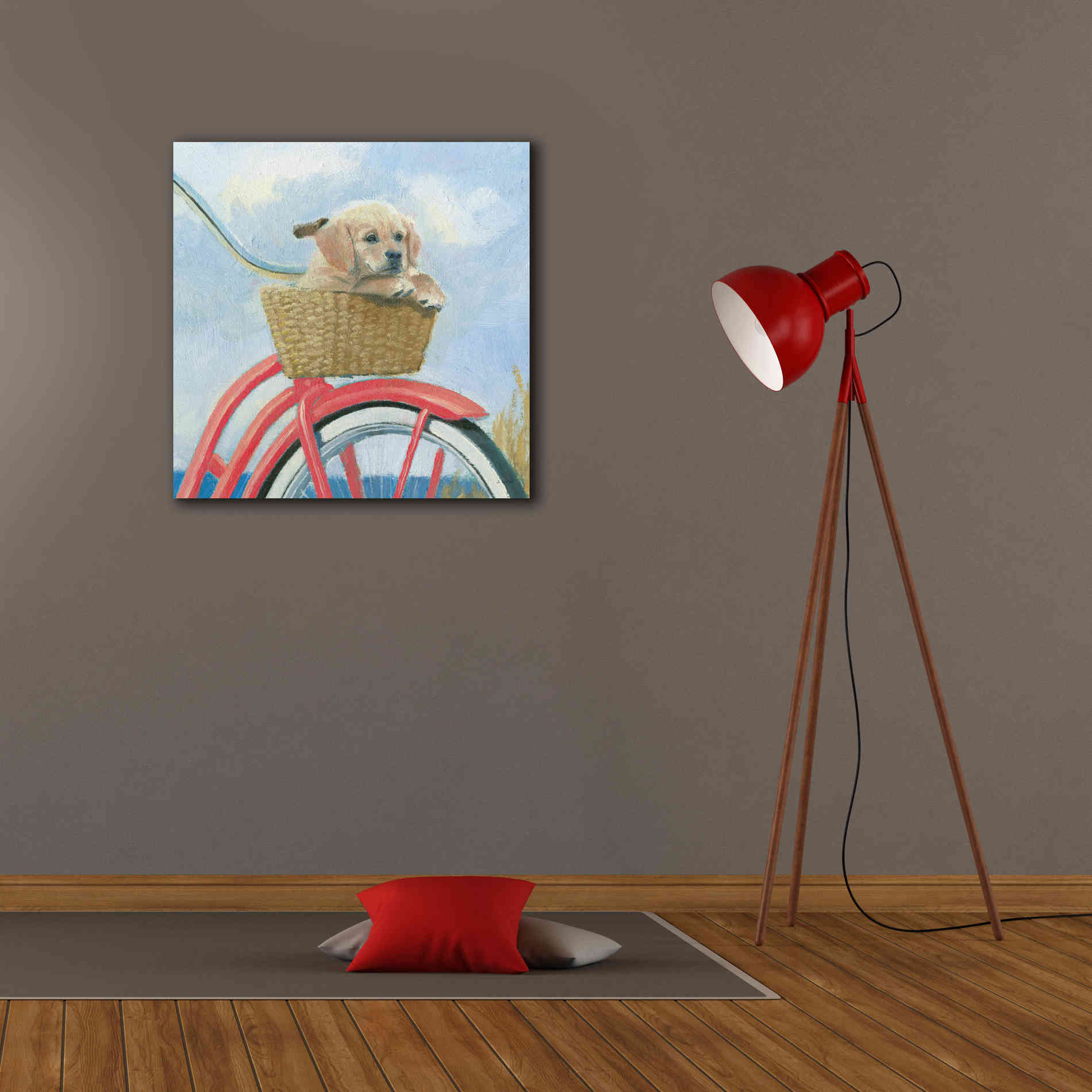'Beach Ride V' by James Wiens, Canvas Wall Art,26 x 26