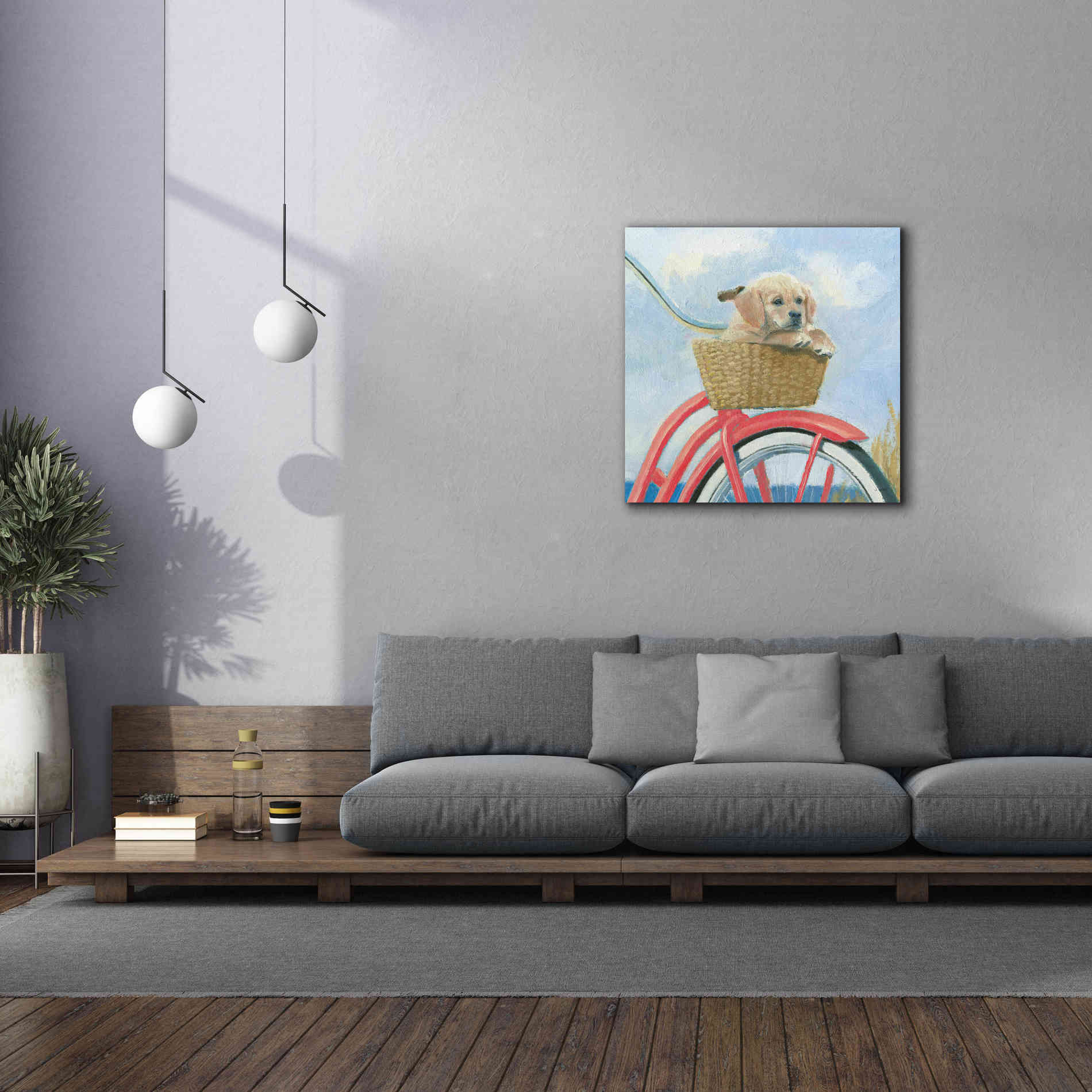 'Beach Ride V' by James Wiens, Canvas Wall Art,37 x 37
