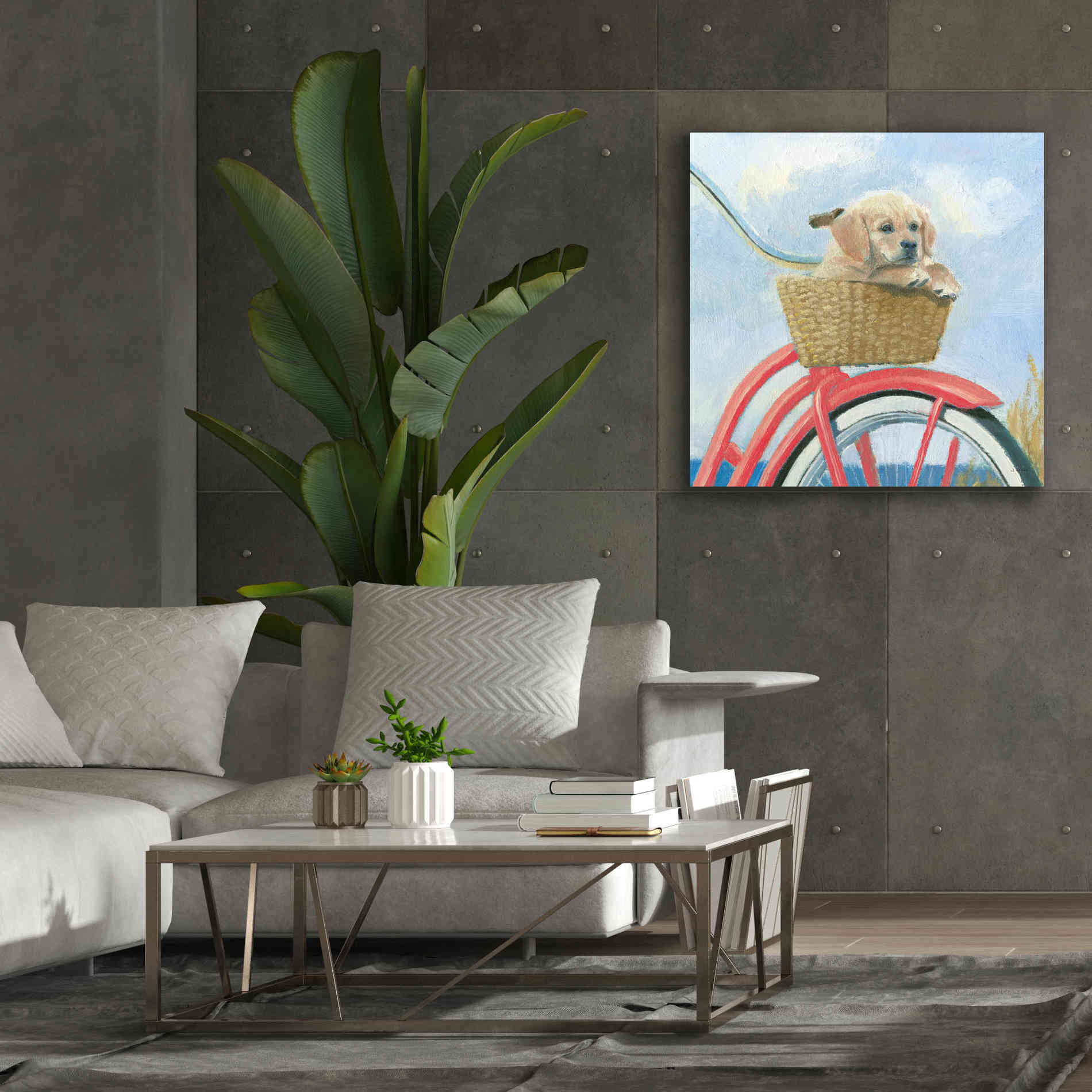 'Beach Ride V' by James Wiens, Canvas Wall Art,37 x 37
