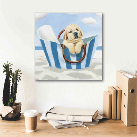 Image of 'Beach Ride VI' by James Wiens, Canvas Wall Art,18 x 18