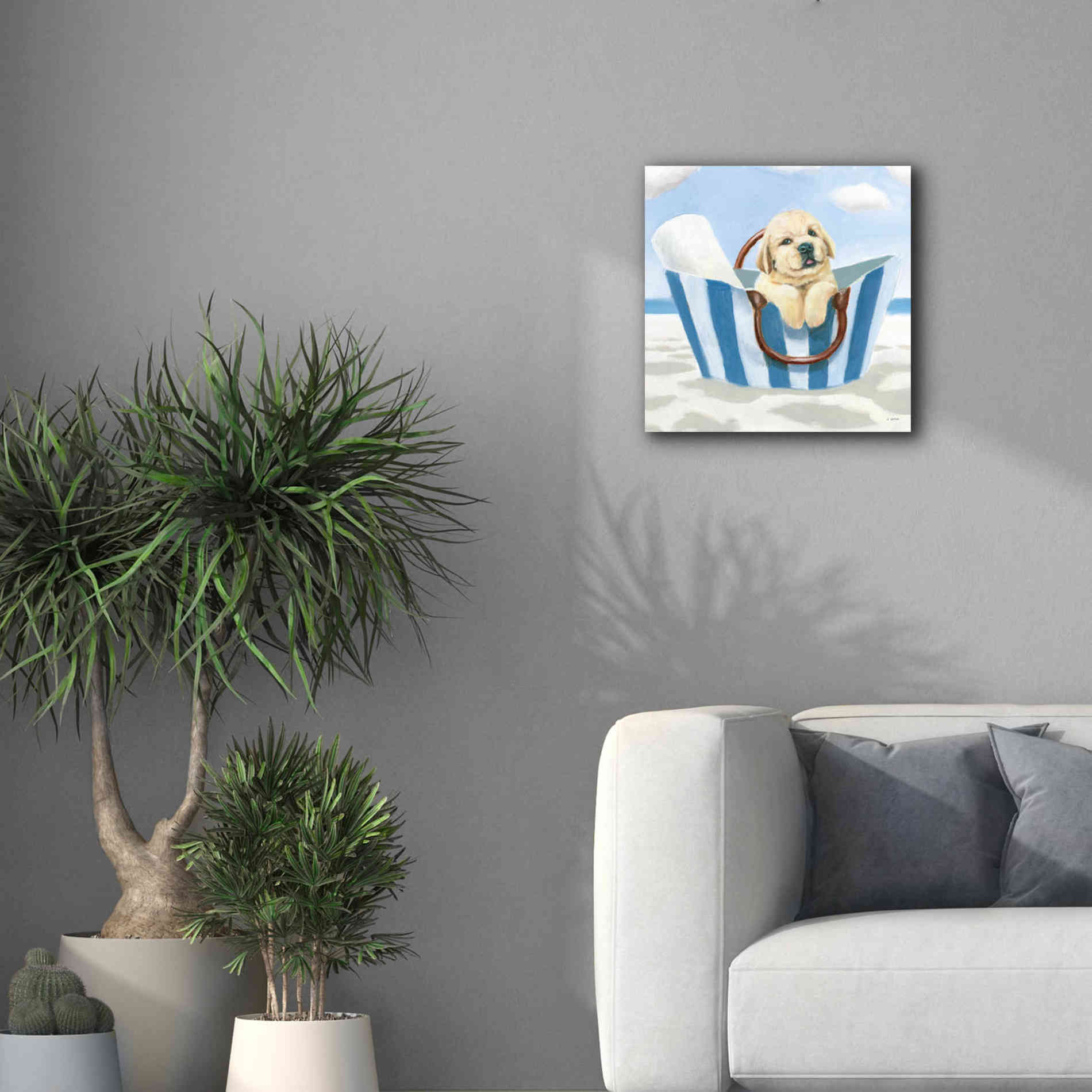 'Beach Ride VI' by James Wiens, Canvas Wall Art,18 x 18