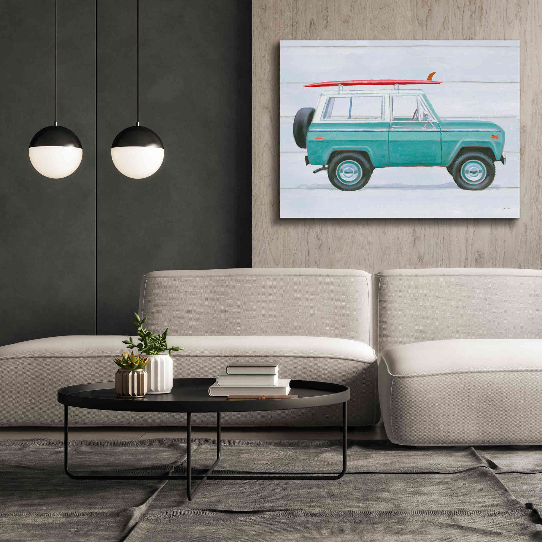 'Beach Ride VII' by James Wiens, Canvas Wall Art,54 x 40