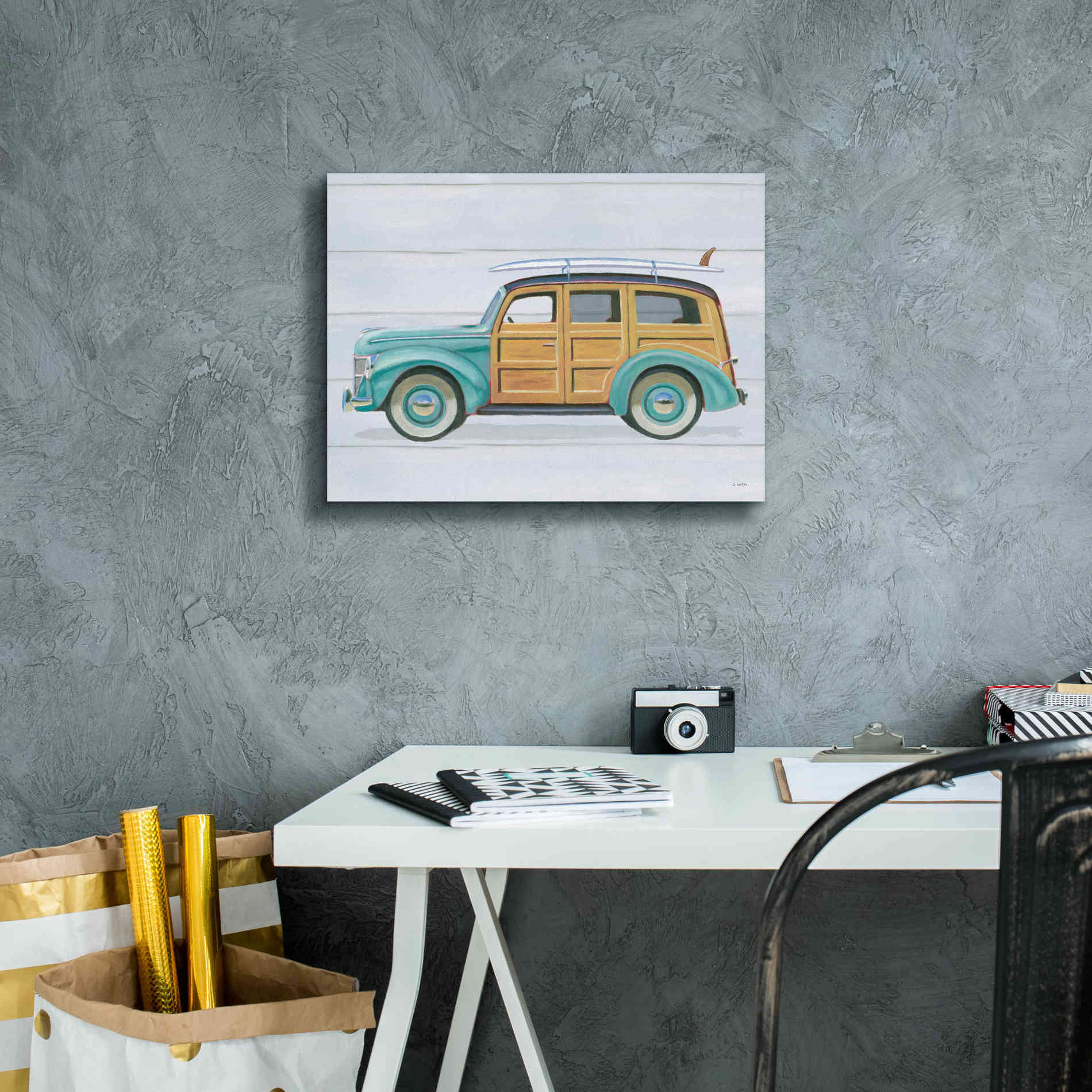 'Beach Ride VIII' by James Wiens, Canvas Wall Art,16 x 12