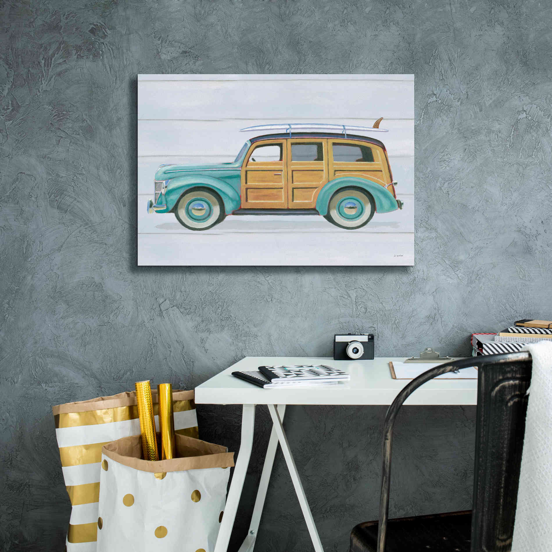 'Beach Ride VIII' by James Wiens, Canvas Wall Art,26 x 18