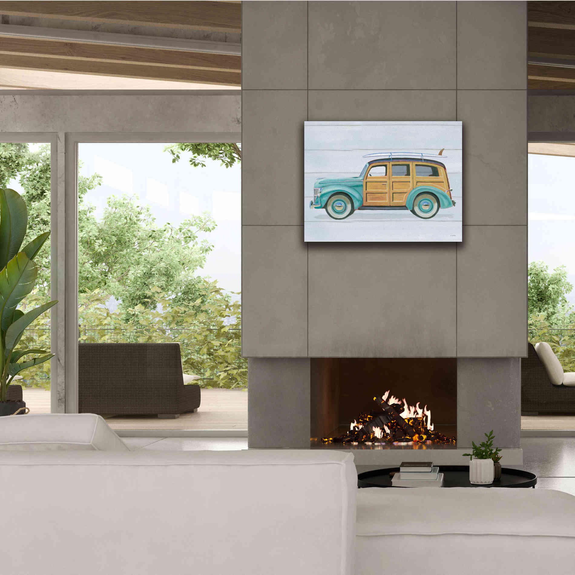 'Beach Ride VIII' by James Wiens, Canvas Wall Art,34 x 26