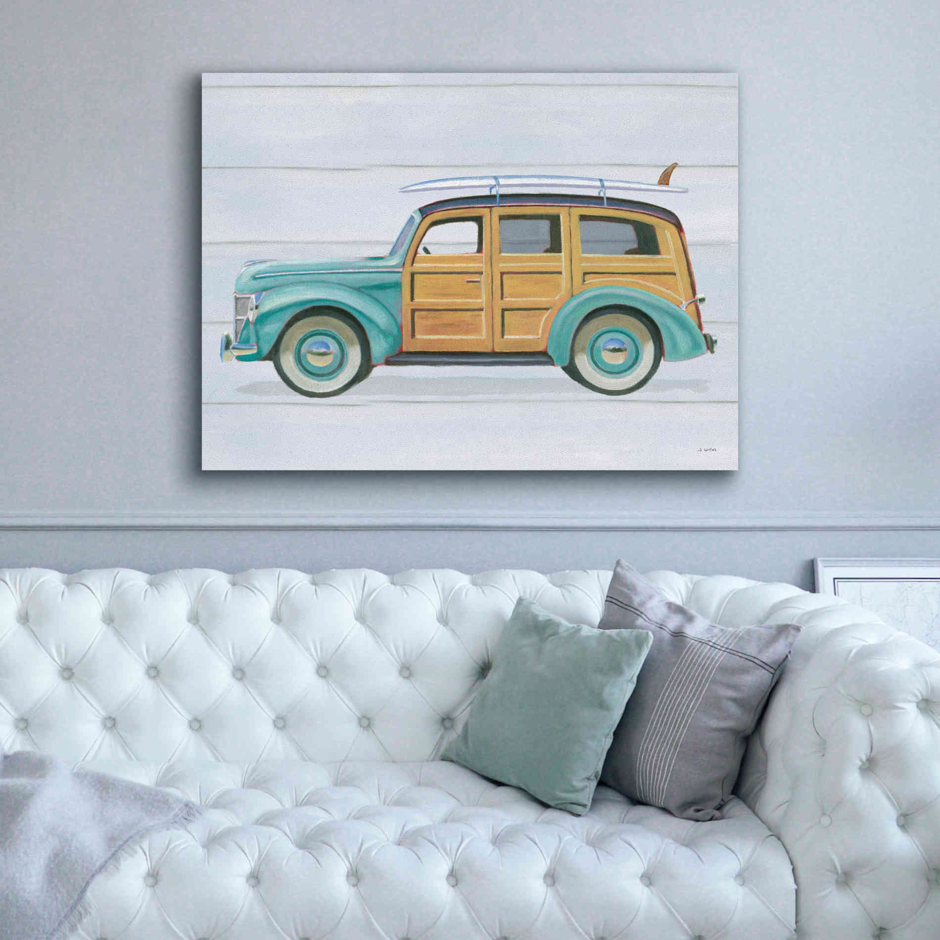 'Beach Ride VIII' by James Wiens, Canvas Wall Art,54 x 40