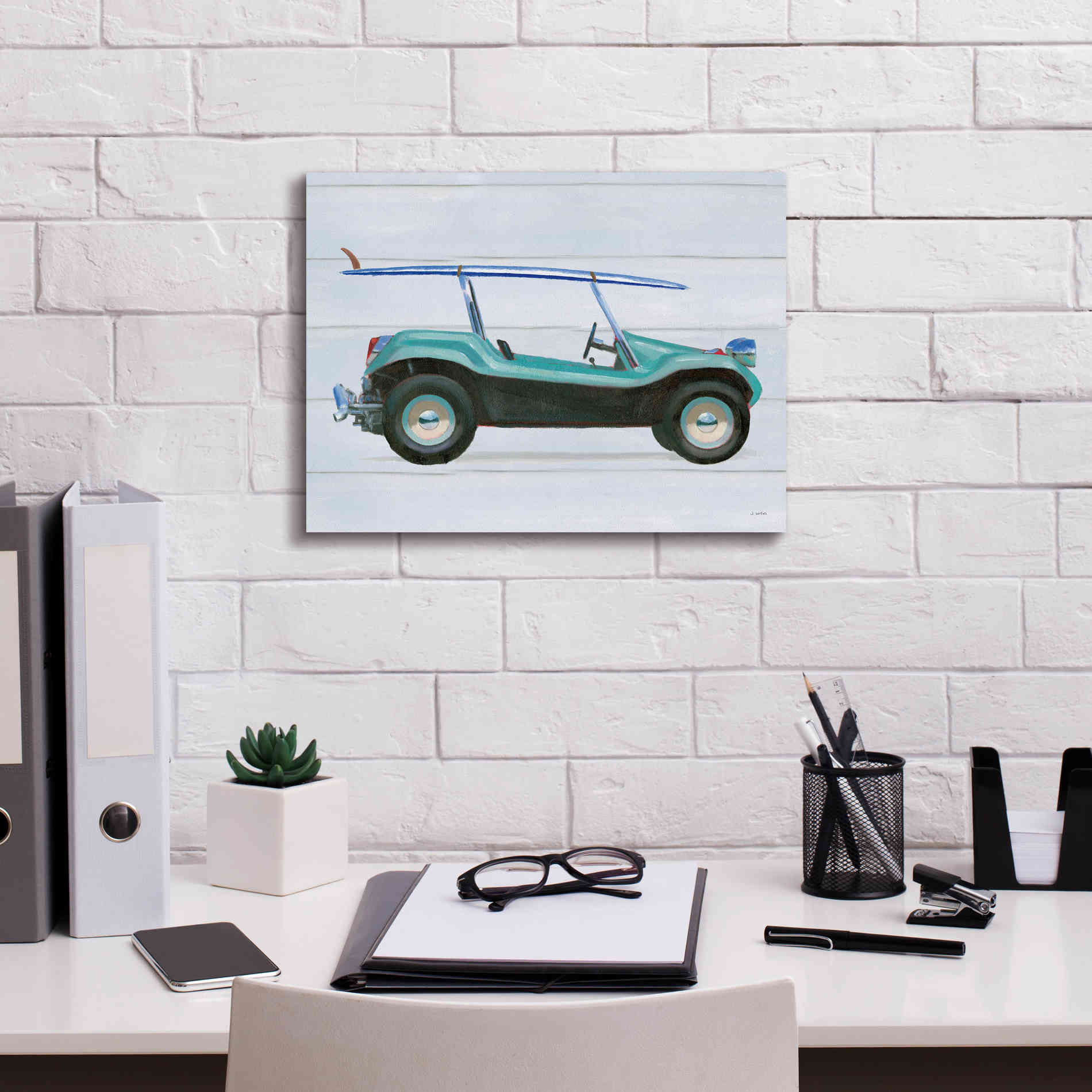 'Beach Ride IX' by James Wiens, Canvas Wall Art,16 x 12