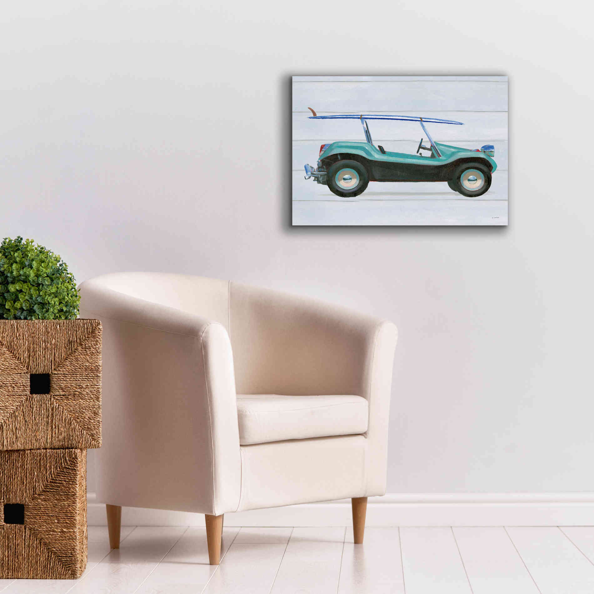 'Beach Ride IX' by James Wiens, Canvas Wall Art,26 x 18
