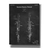 'Bassoon Blueprint Patent Chalkboard,' Canvas Wall Art,12x16x1.1x0,18x26x1.1x0,26x34x1.74x0,40x54x1.74x0