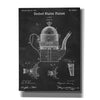 'Coffee Pot Blueprint Patent Chalkboard,' Canvas Wall Art,12x16x1.1x0,18x26x1.1x0,26x34x1.74x0,40x54x1.74x0