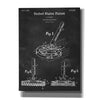 'Curling Broom Blueprint Patent Chalkboard,' Canvas Wall Art,12x16x1.1x0,18x26x1.1x0,26x34x1.74x0,40x54x1.74x0