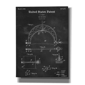 'Dial Snap Gauge Blueprint Patent Chalkboard,' Canvas Wall Art,12x16x1.1x0,18x26x1.1x0,26x34x1.74x0,40x54x1.74x0
