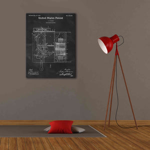 'Dish Washing Machine Blueprint Patent Chalkboard,' Canvas Wall Art,26 x 34
