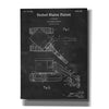 'Pull Shovel Excavator Blueprint Patent Chalkboard,' Canvas Wall Art,12x16x1.1x0,18x26x1.1x0,26x34x1.74x0,40x54x1.74x0