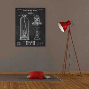 'Fire Extinguisher Blueprint Patent Chalkboard,' Canvas Wall Art,26 x 34