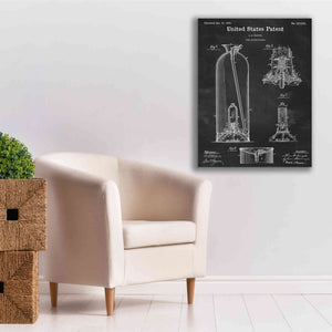 'Fire Extinguisher Blueprint Patent Chalkboard,' Canvas Wall Art,26 x 34