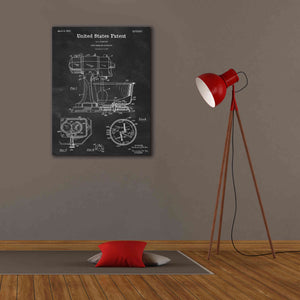 'Kitchen Mixer Blueprint Patent Chalkboard,' Canvas Wall Art,26 x 34