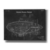 'Pony Blimp Blueprint Patent Chalkboard,' Canvas Wall Art,16x12x1.1x0,26x18x1.1x0,34x26x1.74x0,54x40x1.74x0