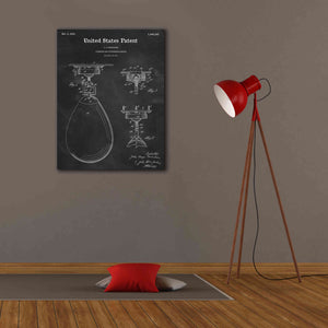 'Boxing Bag Blueprint Patent Chalkboard,' Canvas Wall Art,26 x 34