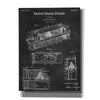 'Queen and Drone Trap Blueprint Patent Chalkboard,' Canvas Wall Art,12x16x1.1x0,18x26x1.1x0,26x34x1.74x0,40x54x1.74x0